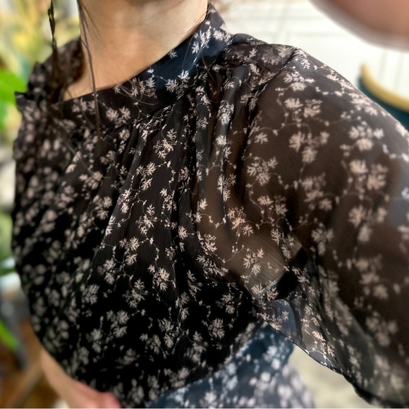 Adelyn Rae Black Floral Mini Dress - Picture 3 of 5